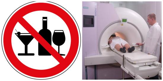 Алкоголь может исказить результаты МРТ головного мозга