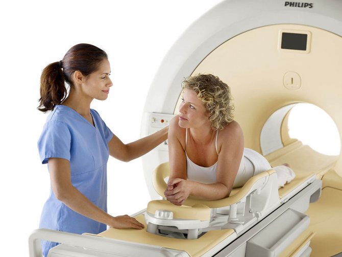 МРТ позвоночника грудного отдела: что показывает