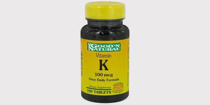 Витамин К в таблетках
